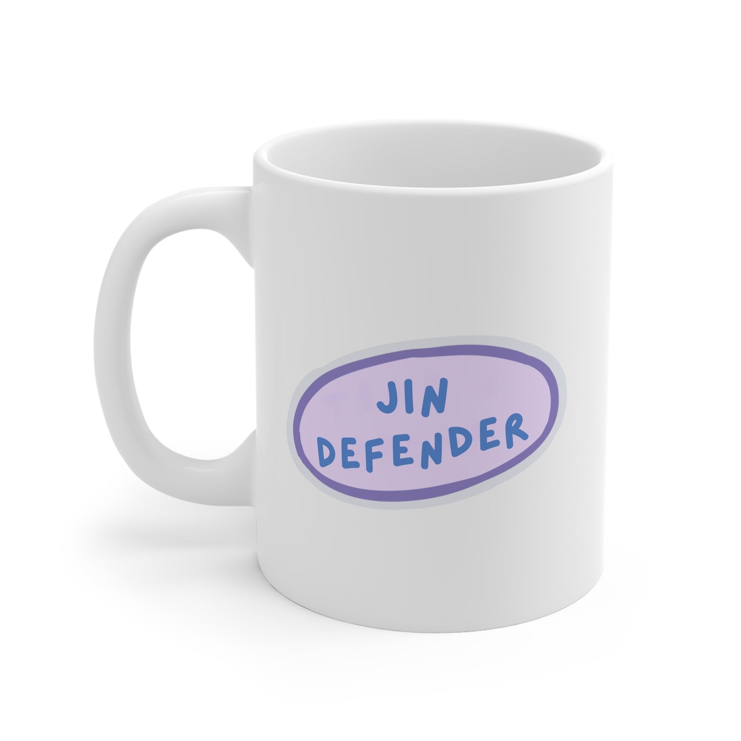 Jin Defender 11oz White Mug