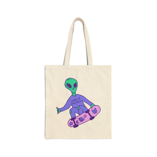 Lord Of The Rizz Cotton Canvas Tote Bag