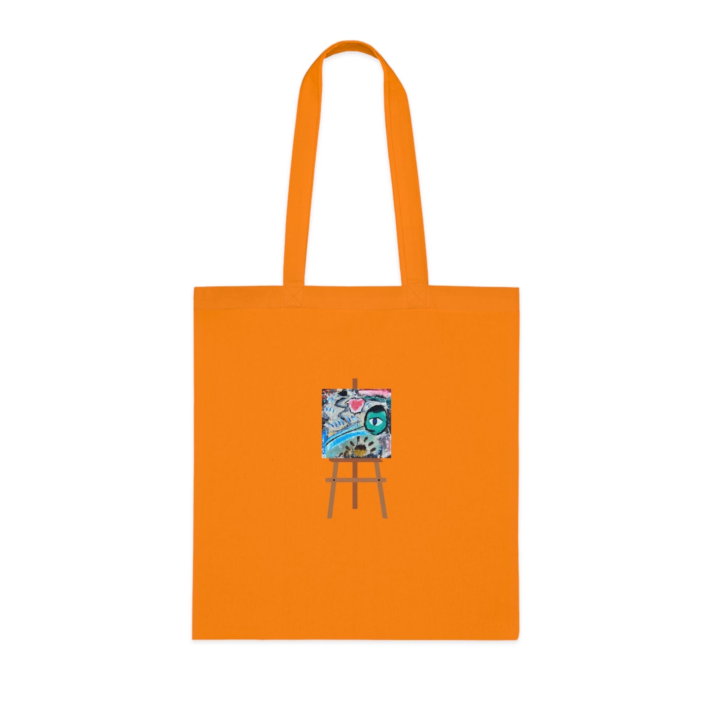 Heartscratcher (Easel) Cotton Tote