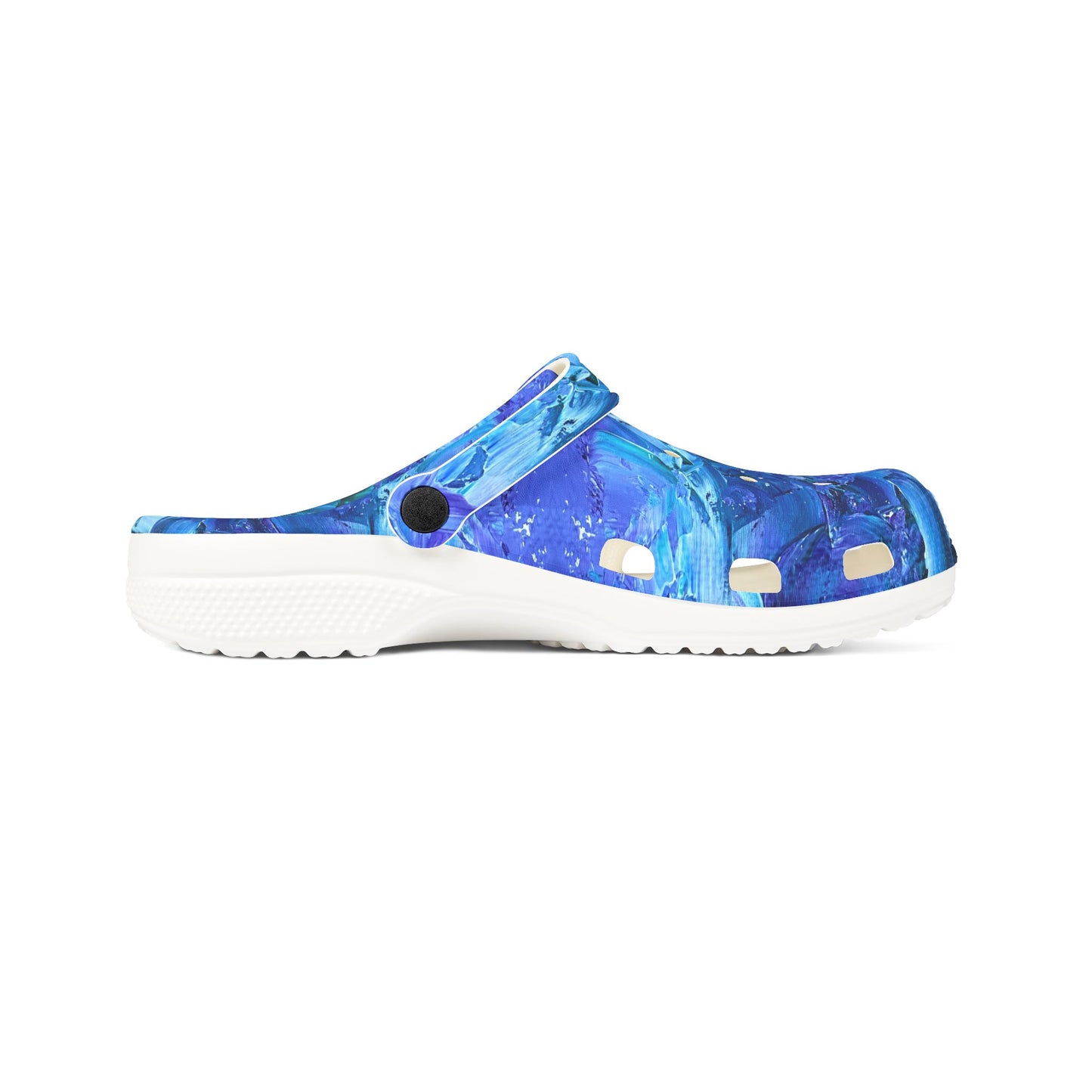 Waves of Sapphire EVA Foam Clogs