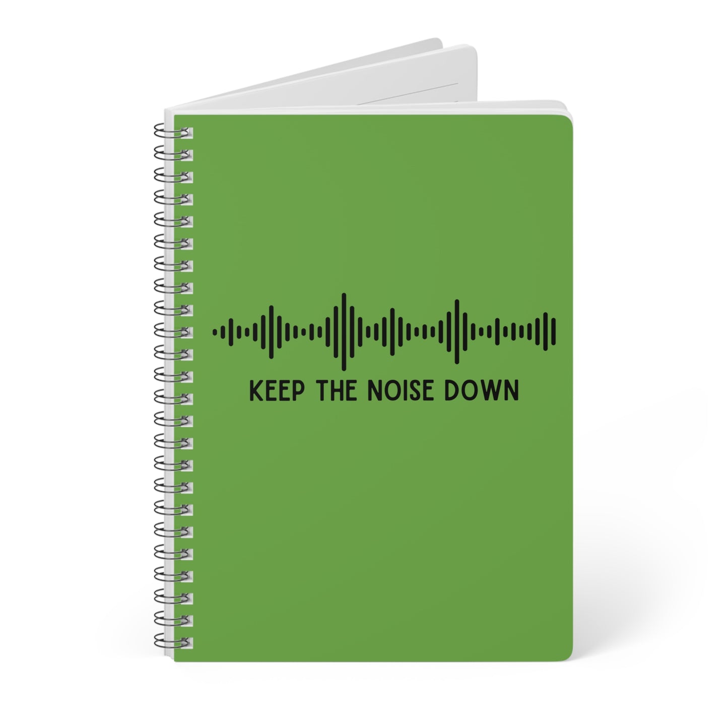Keep The Noise Down (3) Wirobound Softcover Notebook, A5