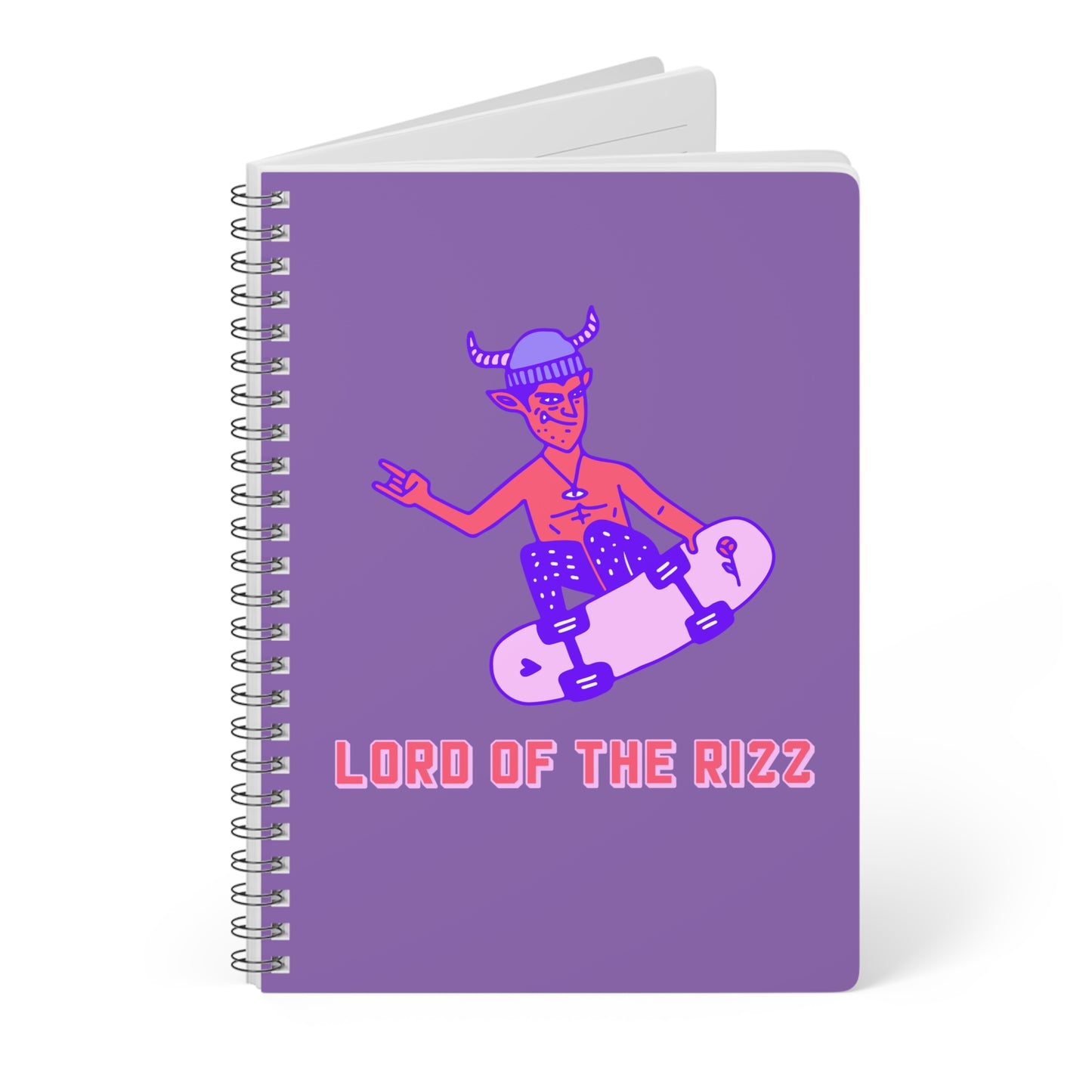 Lord Of The Rizz Wirobound Softcover Notebook, A5