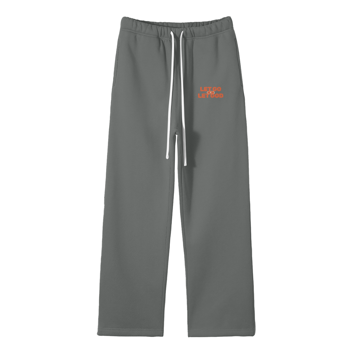Let Go & Let God Streetwear Fleece Straight Leg Pants