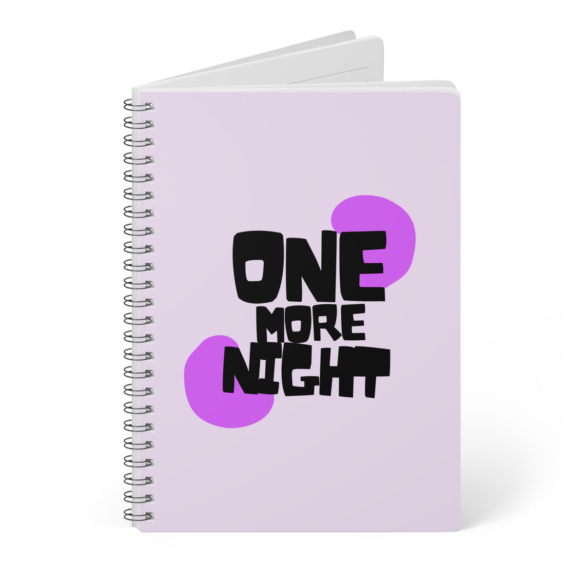 One More Night BTS Wirobound Softcover Notebook, A5