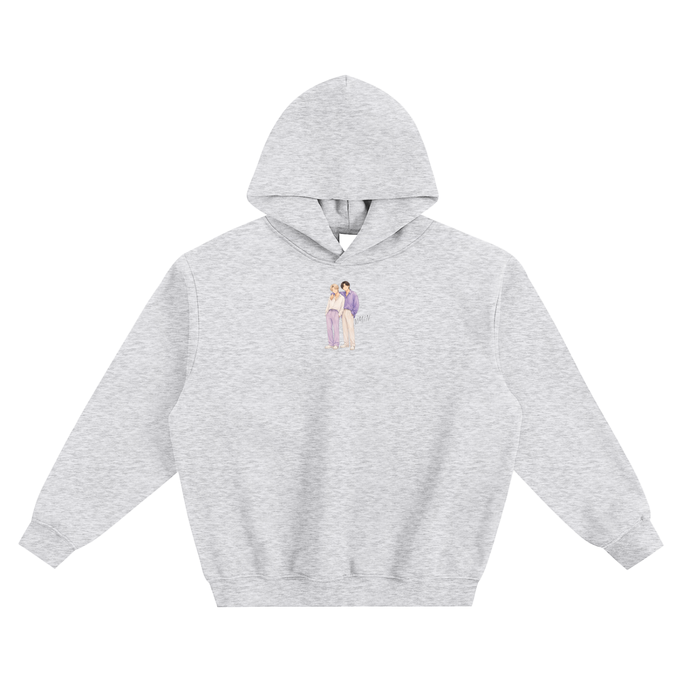 VMin (Taehyung & Jimin) Fleeced Boxy Hoodie