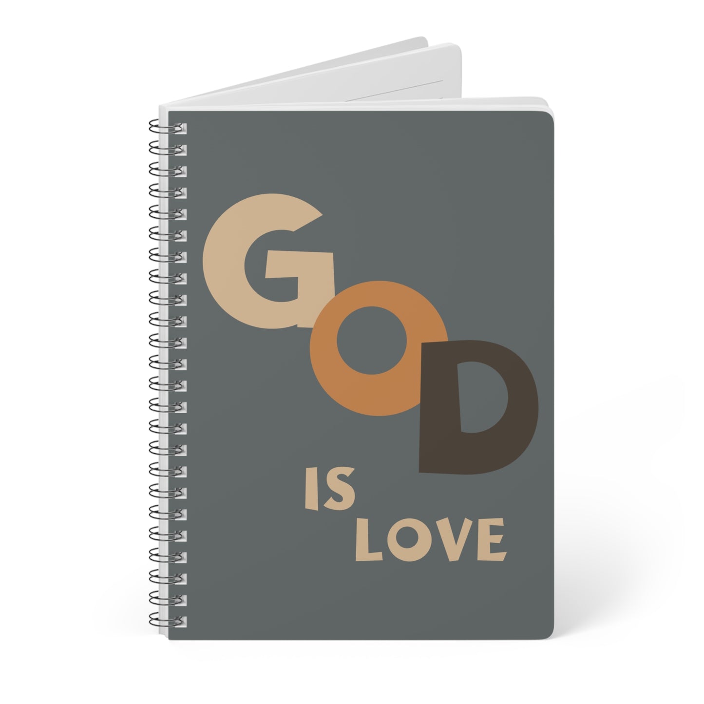 God Is Love Wirobound Softcover Notebook, A5