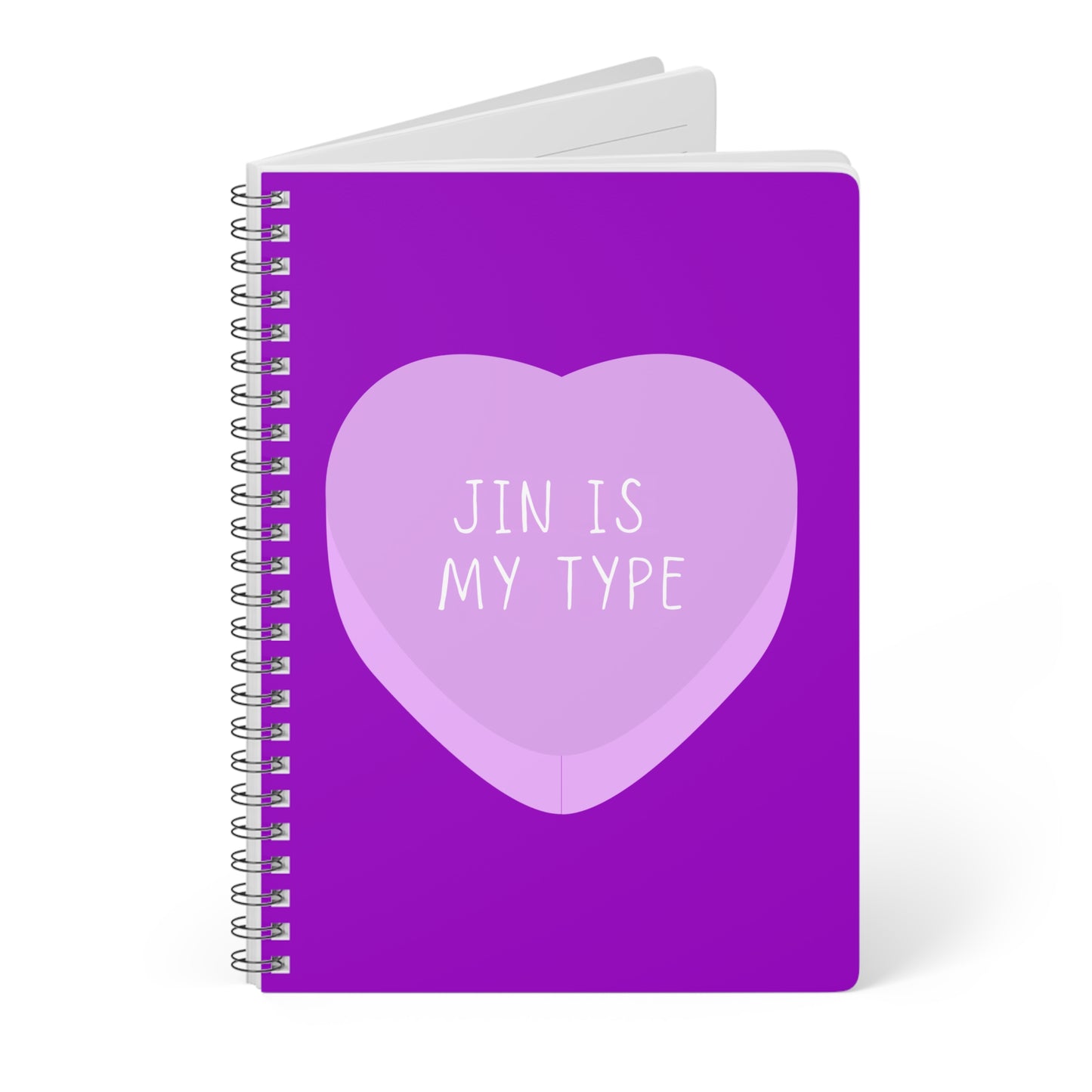 Jin Is My Type Wirobound Softcover Notebook, A5