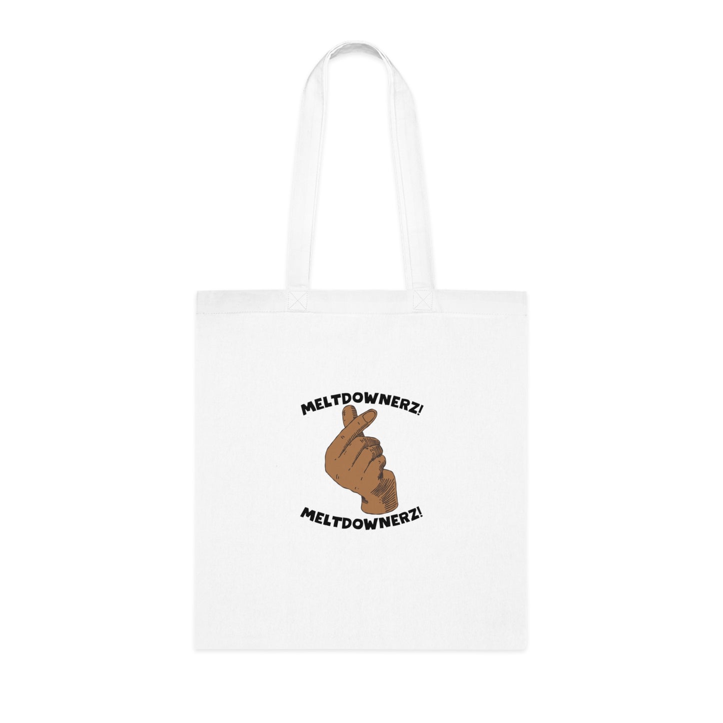 Meltdownerz Heart Curve Cotton Tote