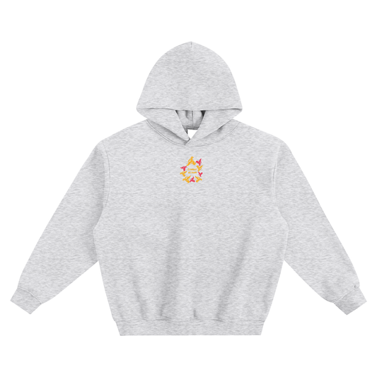 I'd Burn It All Down Fire (Percy Jackson) Fleeced Boxy Hoodie