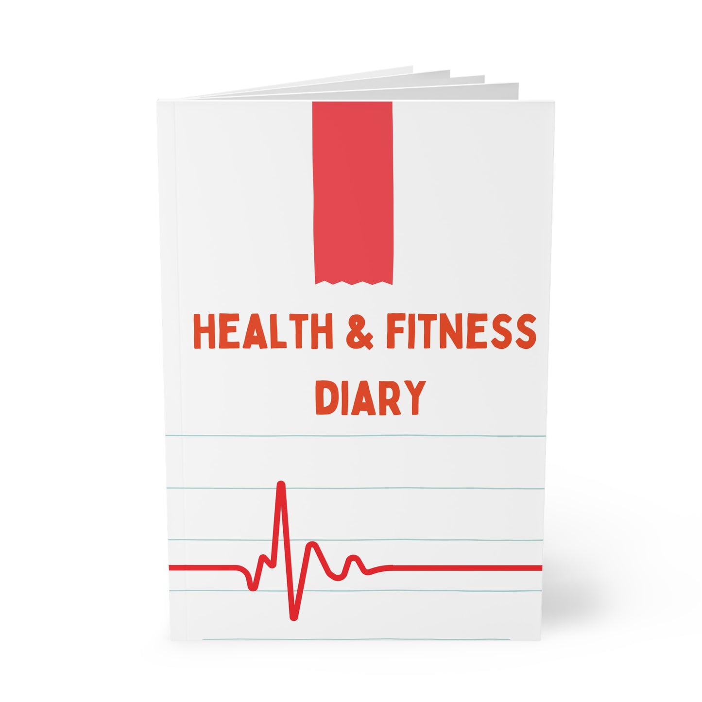 Health & Fitness Diary, Softcover Notebook, A5