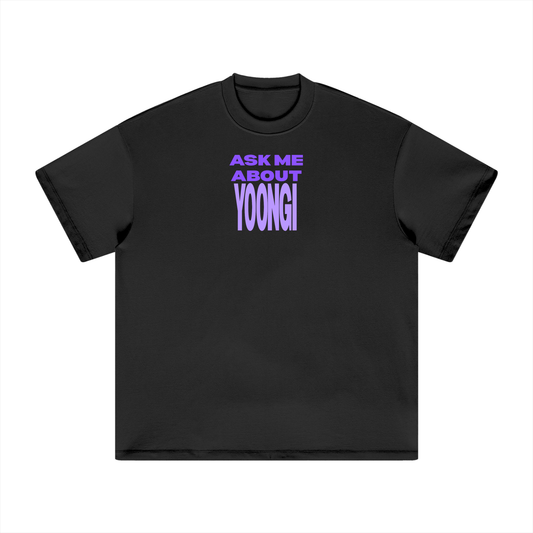 Ask Me About Yoongi Heavyweight T-Shirt