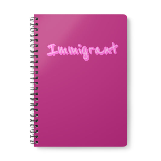 Immigrant Wirobound Softcover Notebook, A5