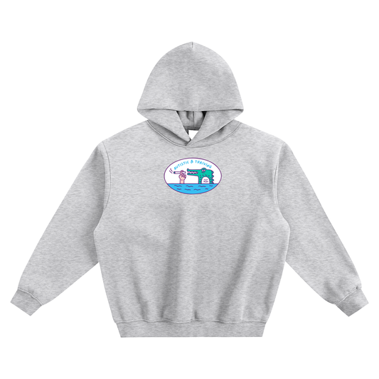 Autistic & Thriving Fleeced Boxy Hoodie