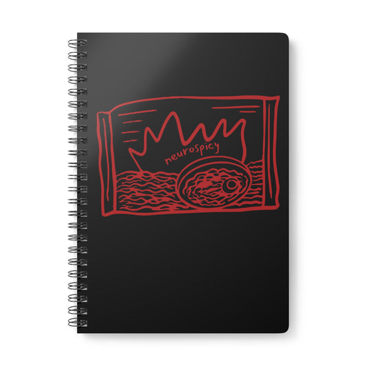 Neurospicy (Ramen) Wirobound Softcover Notebook, A5