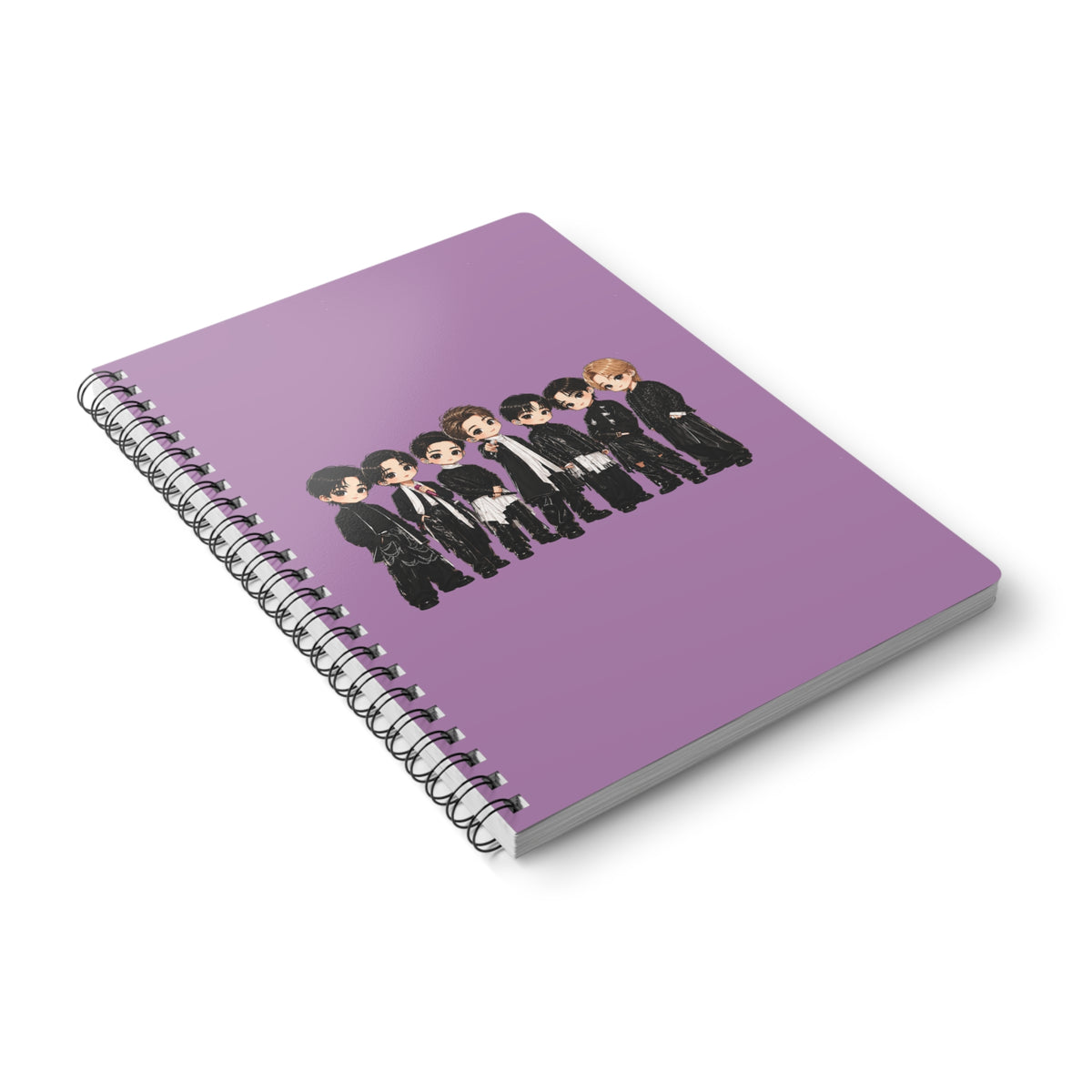 BTS Stage Outfit Wirobound Softcover Notebook, A5