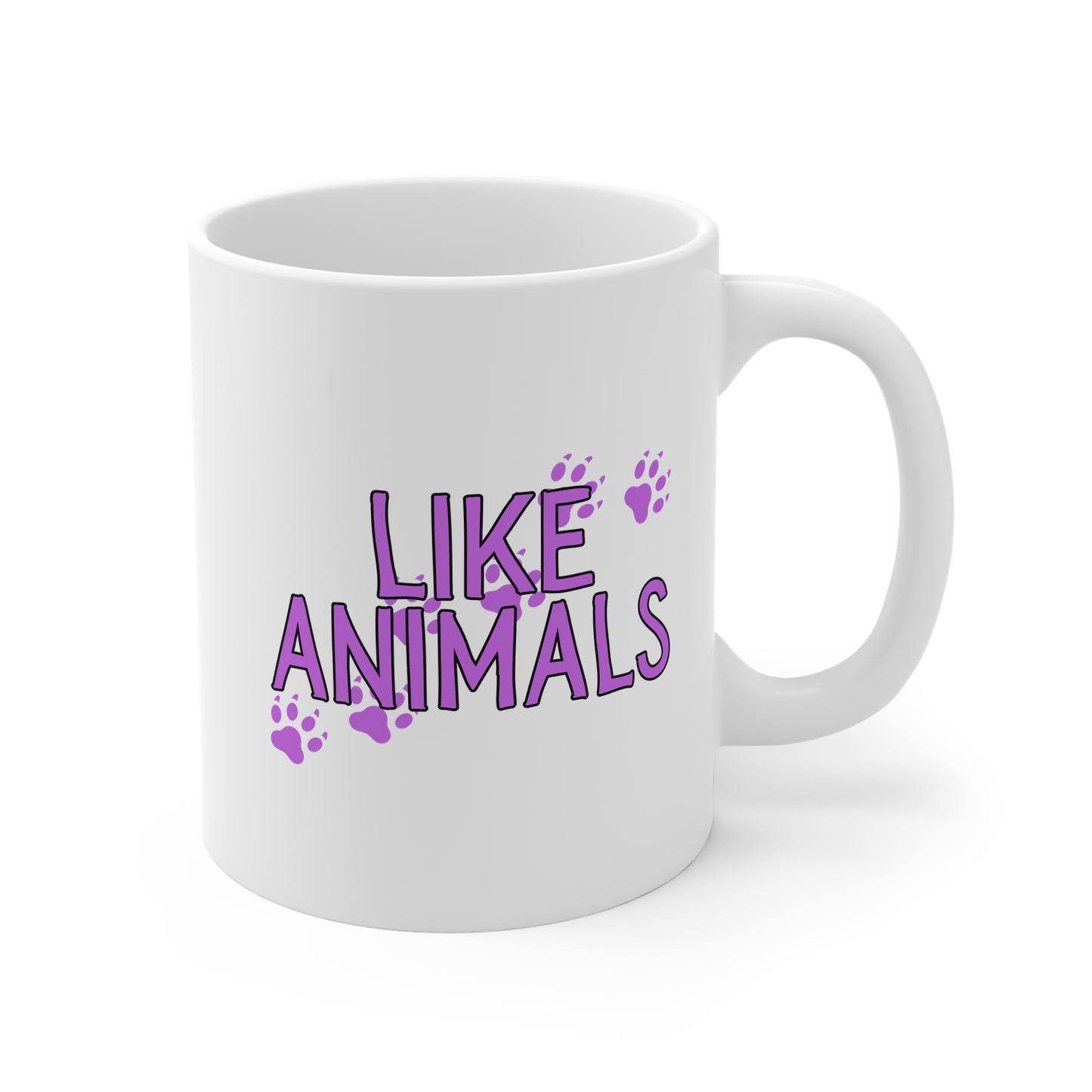Like Animals BTS (Footprints) 11oz White Mug