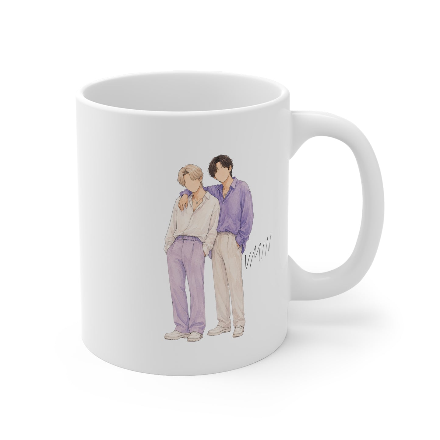 VMin (Taehyung & Jimin) 11oz White Mug