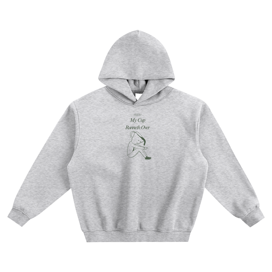 My Cup Runneth Over Fleeced Boxy Hoodie