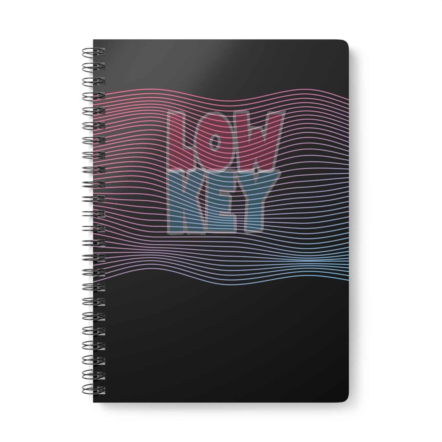 Low Key (1) Wirobound Softcover Notebook, A5