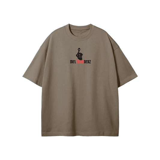 Meltdownerz Bonez Streetwear Heavyweight Loose Fit T-Shirt