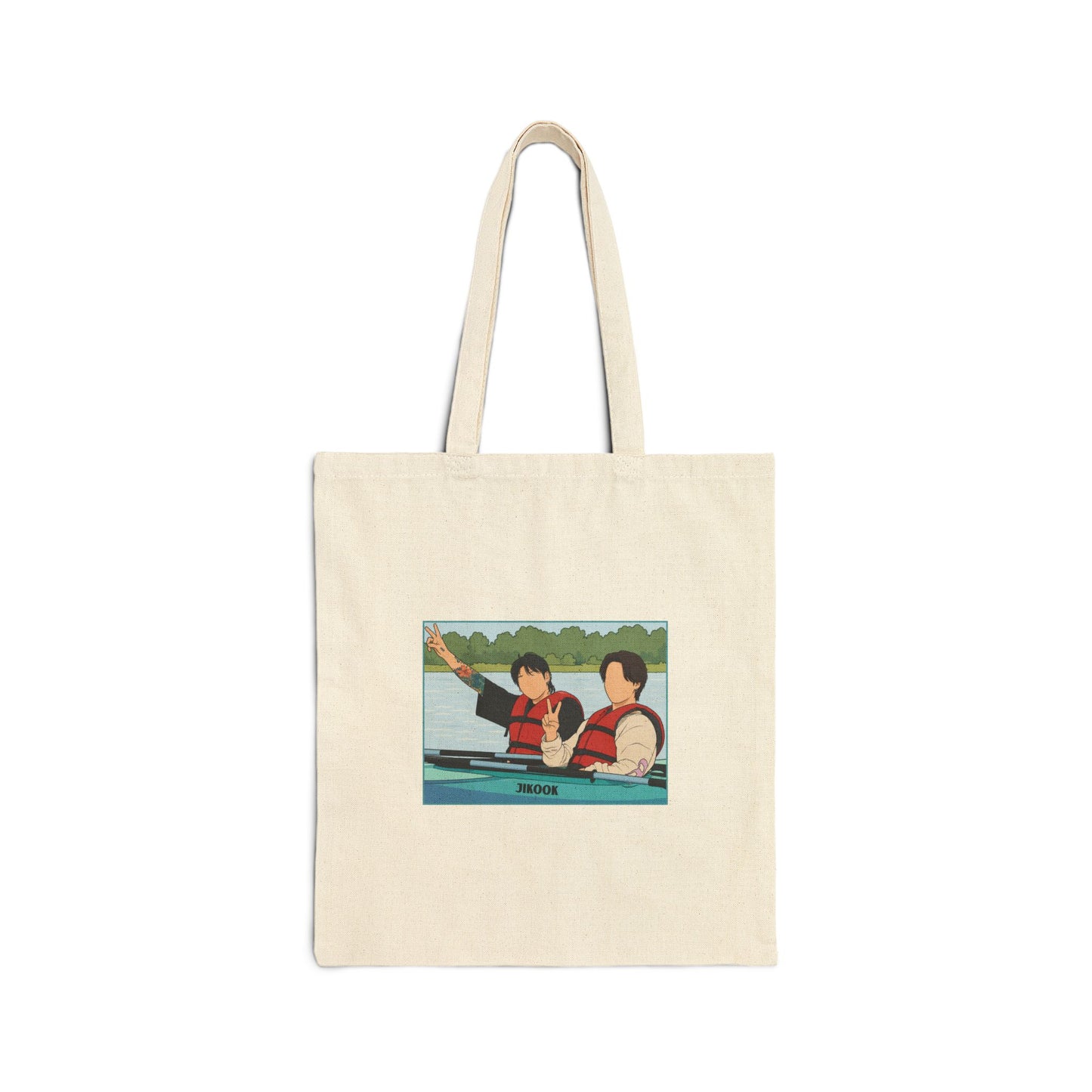 Jikook (Jimin & Jungkook Are You Sure) Cotton Canvas Tote Bag