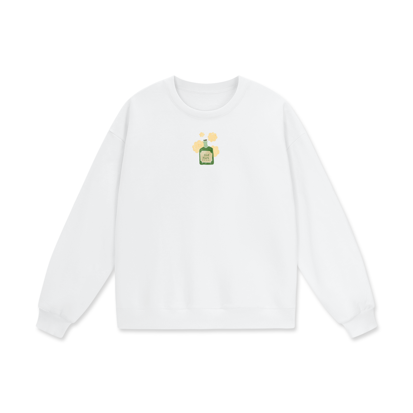 Old Fart (Jar) Heavyweight Drop Shoulder Oversized Fleece Sweatshirt