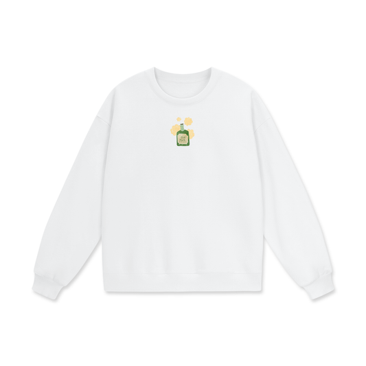 Old Fart (Jar) Heavyweight Drop Shoulder Oversized Fleece Sweatshirt