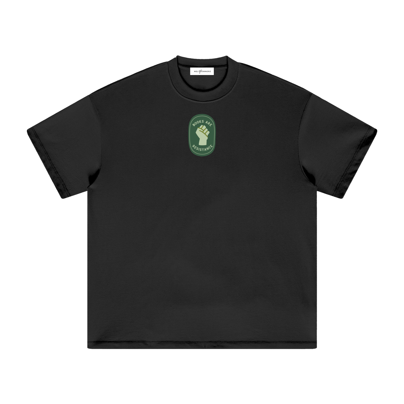Books Are Resistance (Patch) Heavyweight T-Shirt