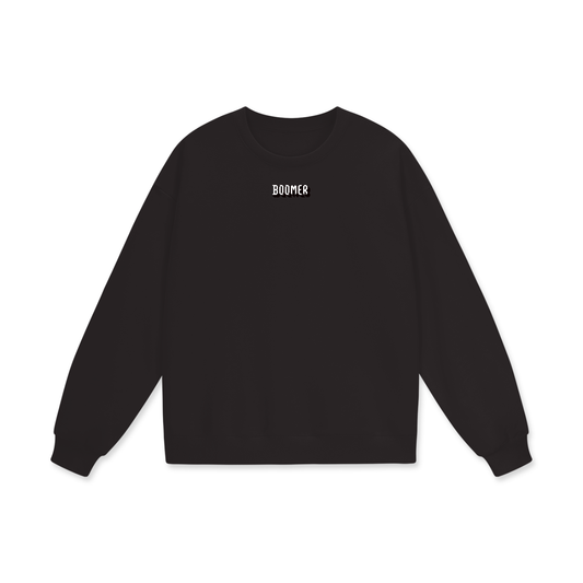 Boomer Heavyweight Drop Shoulder Oversized Fleece Sweatshirt