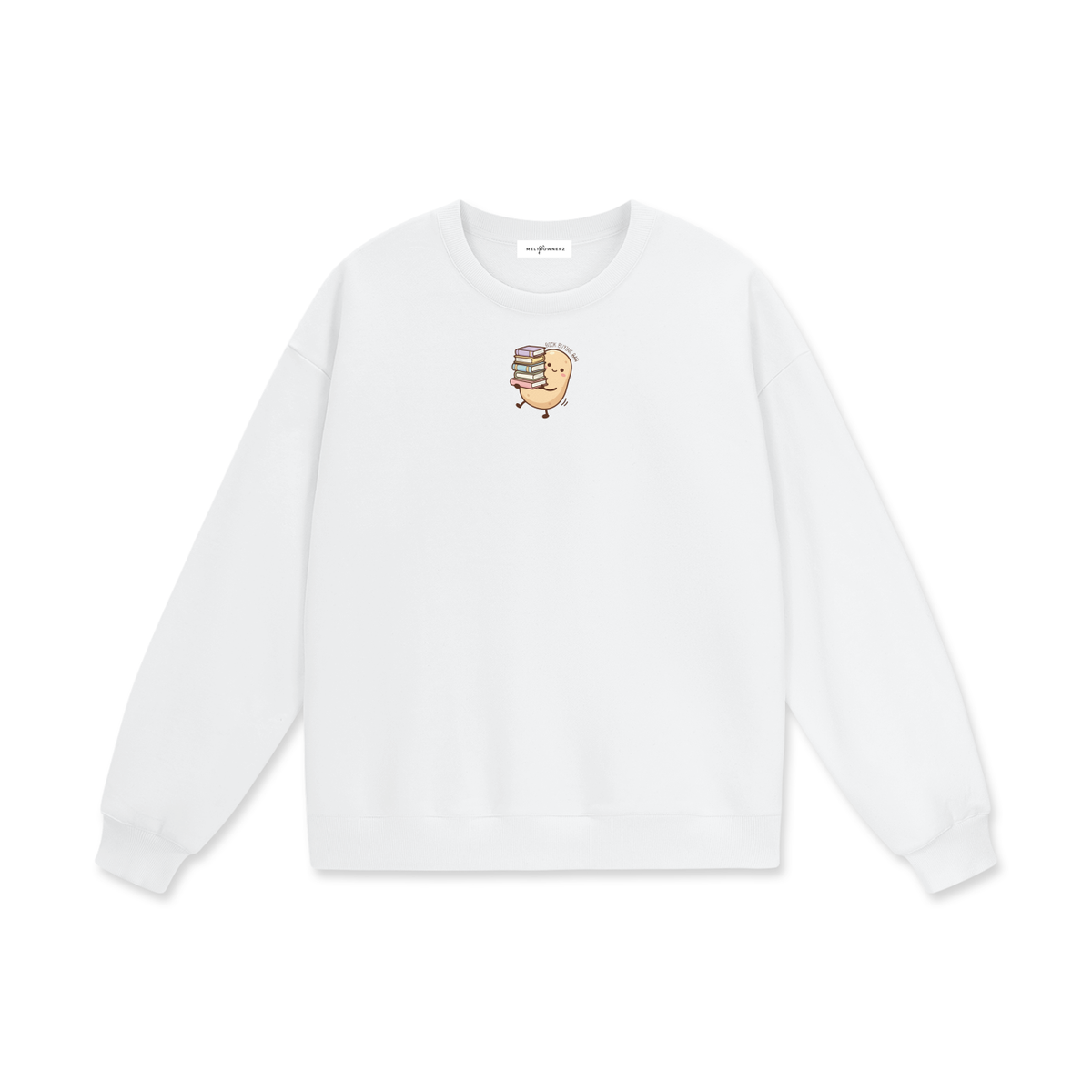 Book Buying Ban (Potato) Heavyweight Drop Shoulder Sweatshirt