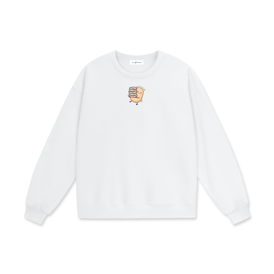 Book Buying Ban (Potato) Heavyweight Drop Shoulder Sweatshirt