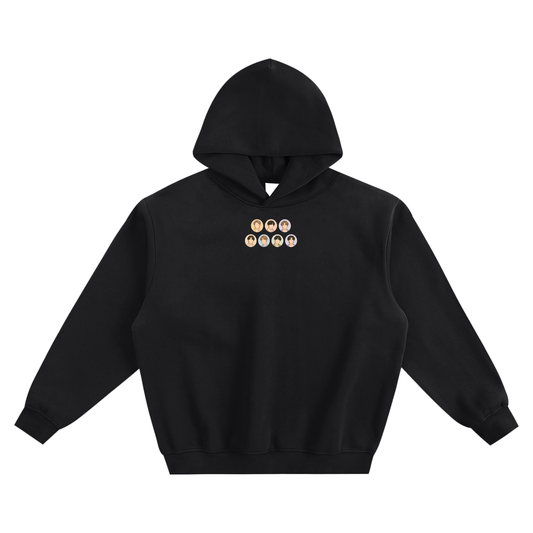 BTS All Members Fleeced Boxy Hoodie