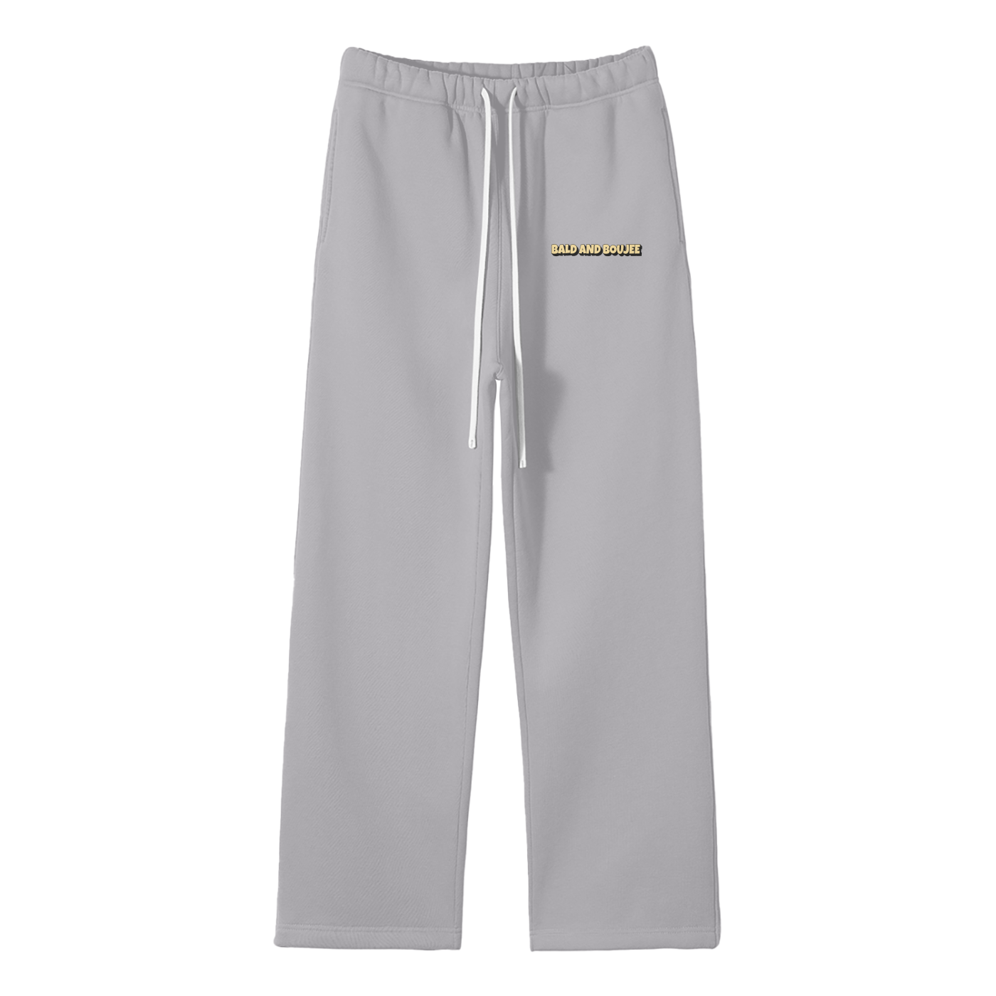 Bald & Boujee Streetwear Fleece Straight Leg Pants