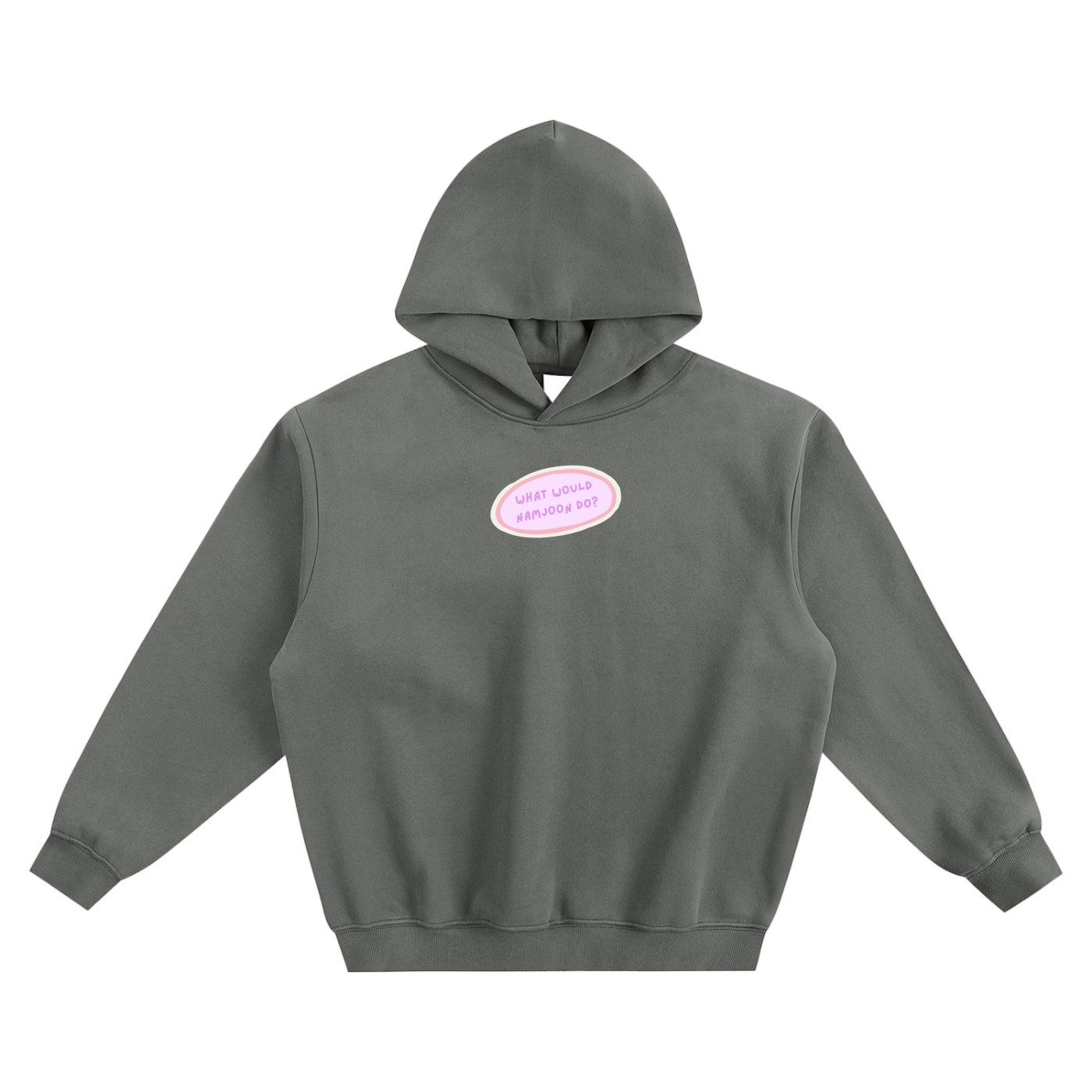 What Would Namjoon Do Fleeced Boxy Hoodie