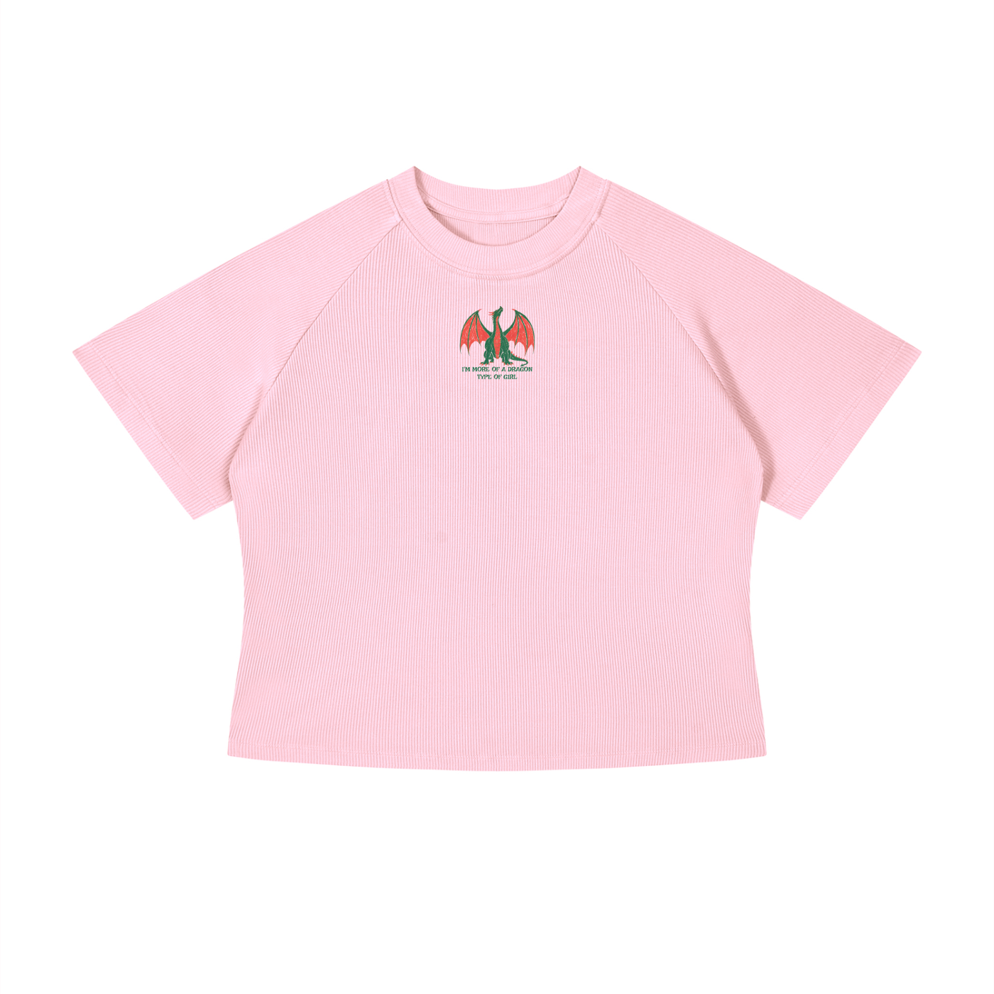 I'm More Of A Dragon Type Of Girl (1) Crop T-Shirt