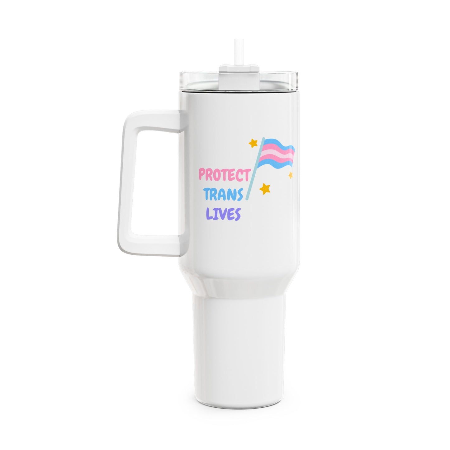 Protect Trans Lives (2) Tumbler, 40oz