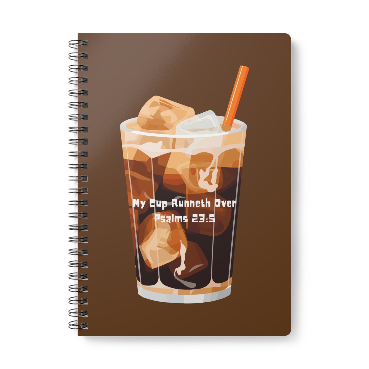My Cup Runneth Over (2) Wirobound Softcover Notebook, A5