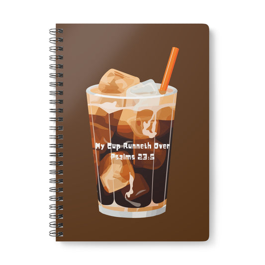 My Cup Runneth Over (2) Wirobound Softcover Notebook, A5