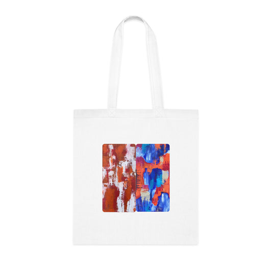 Contrast Cotton Tote