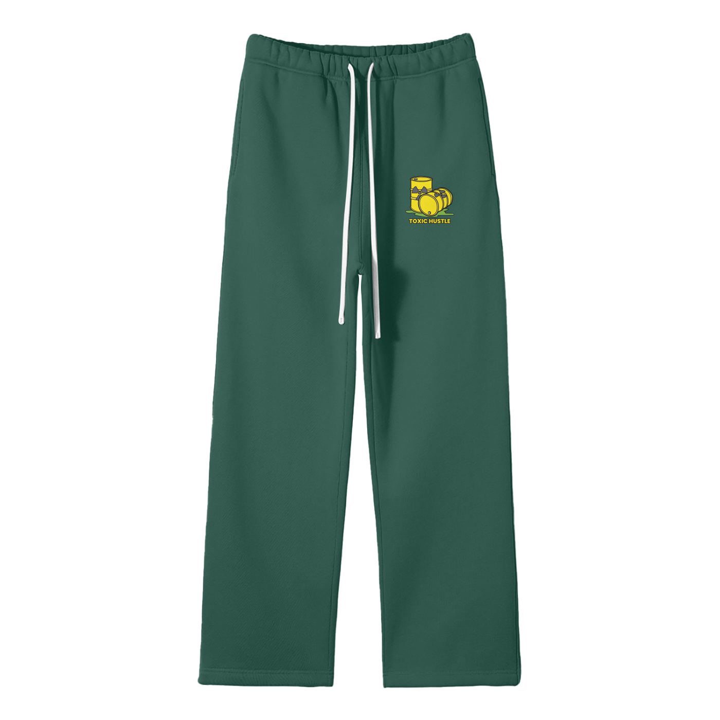 Toxic Hustle (Spill) Streetwear Fleece Straight Leg Pants