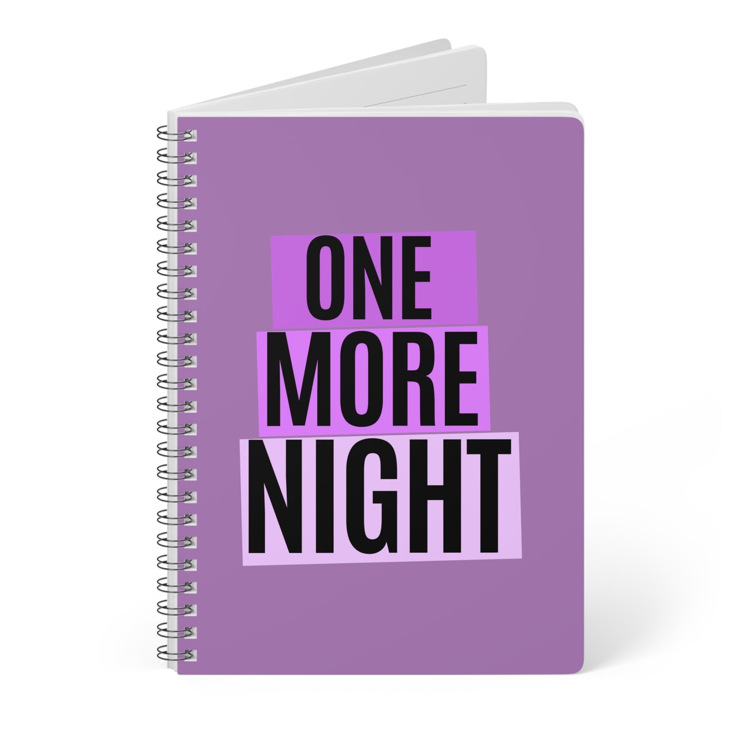 One More Night (1) Wirobound Softcover Notebook, A5