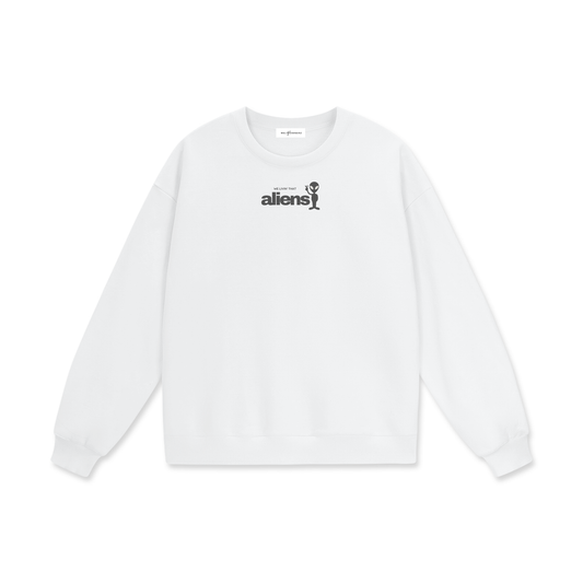 We Livin' That Aliens Heavyweight Drop Shoulder Sweatshirt