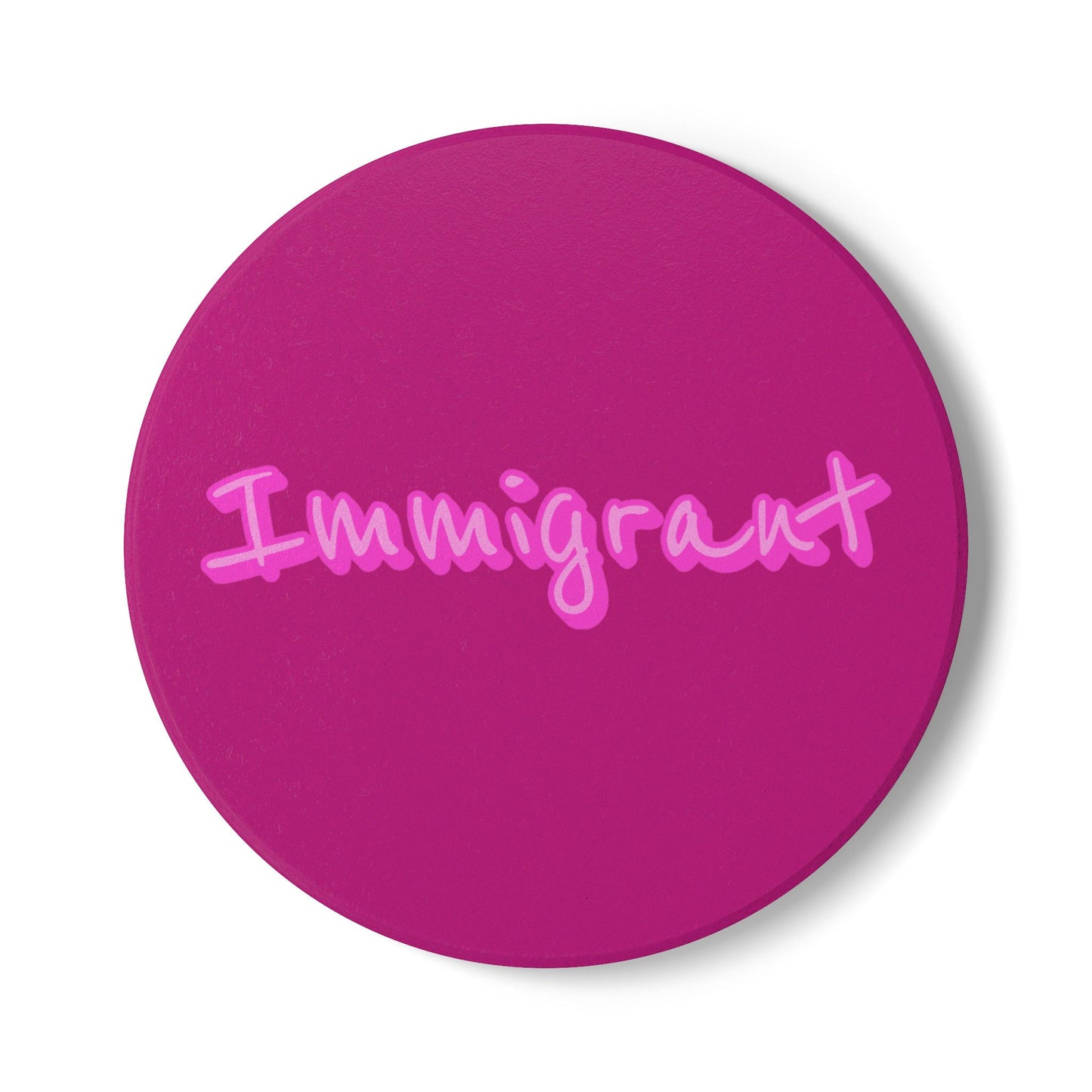 Immigrant Ceramic Coaster