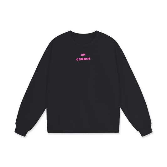 Oh Crumbs Heavyweight Drop Shoulder Oversized Fleece Sweatshirt
