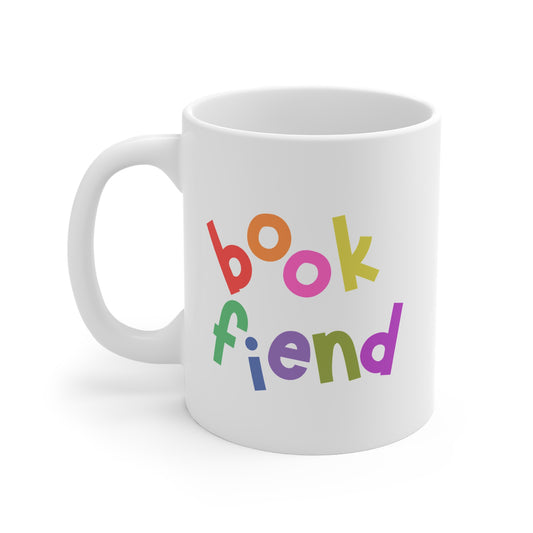 Book Fiend 11oz White Mug