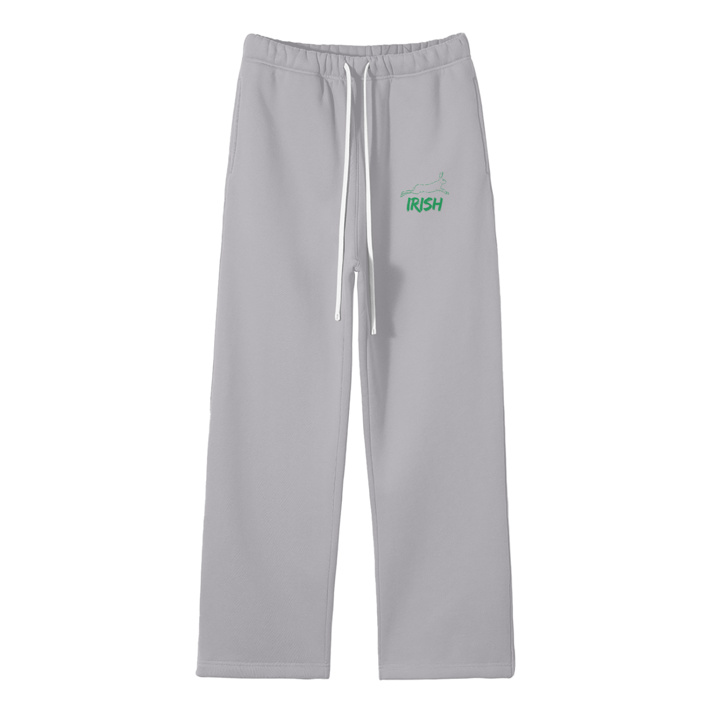 Irish Streetwear Fleece Straight Leg Pants