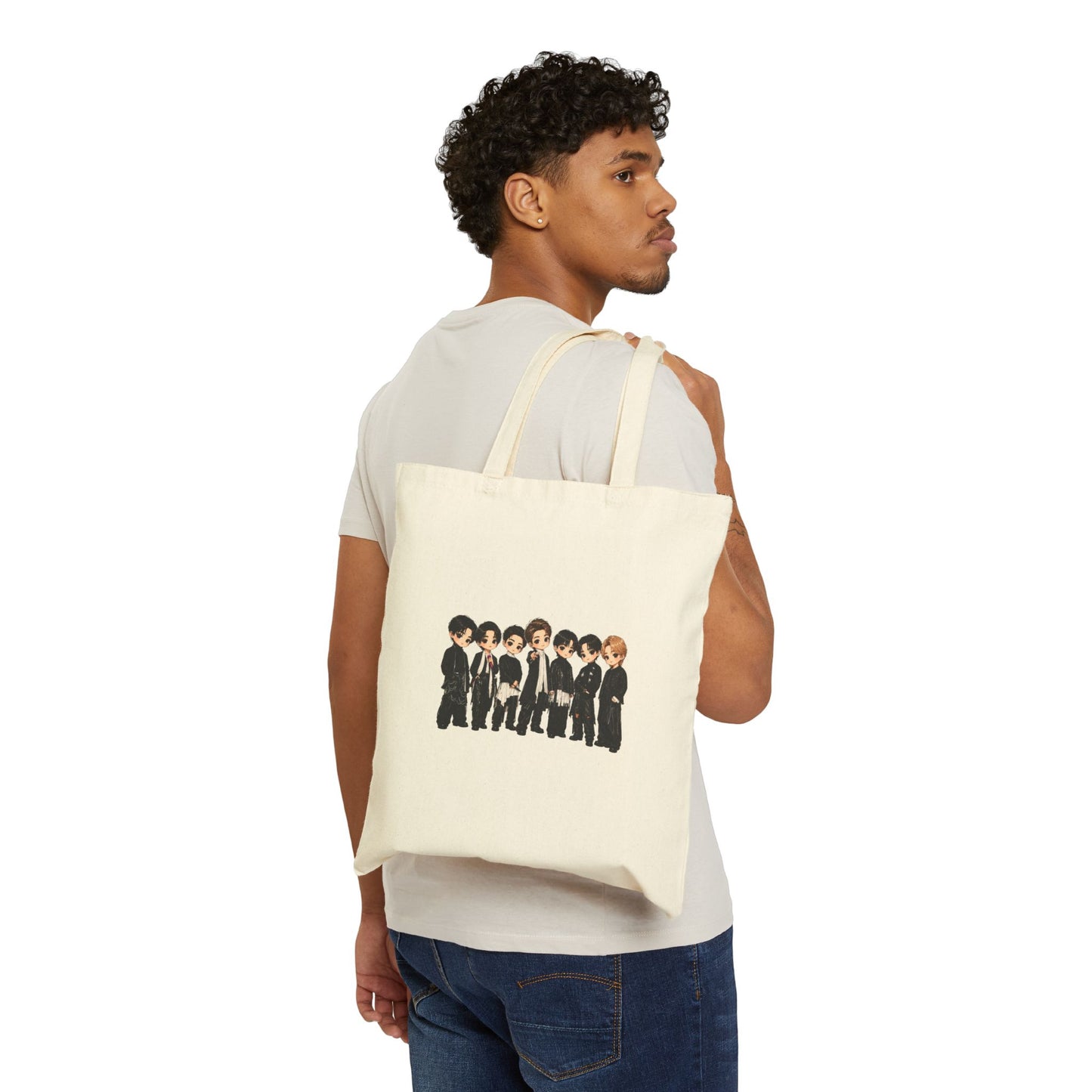 BTS Stage Outfit Cotton Canvas Tote Bag