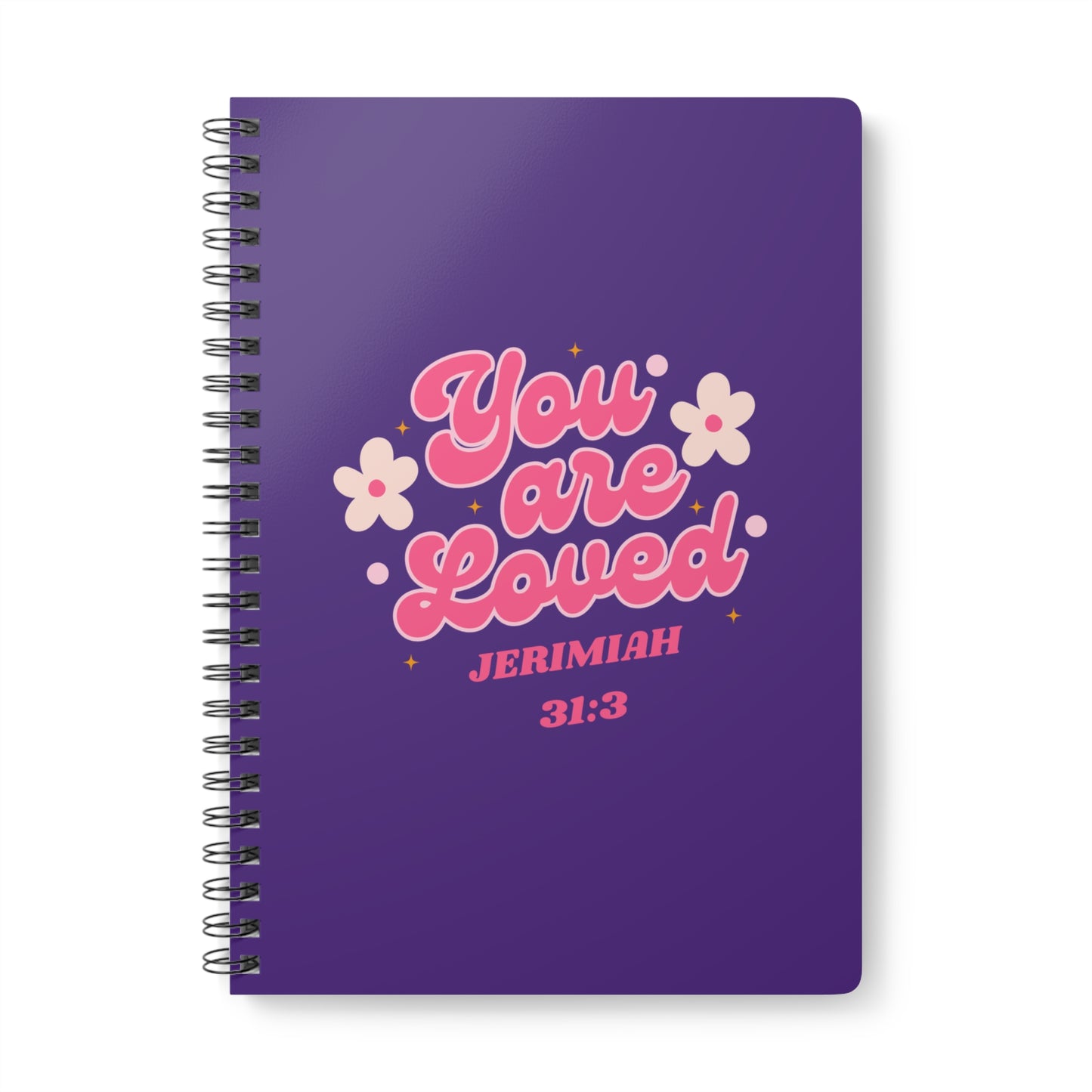 You Are Loved (1) Wirobound Softcover Notebook, A5