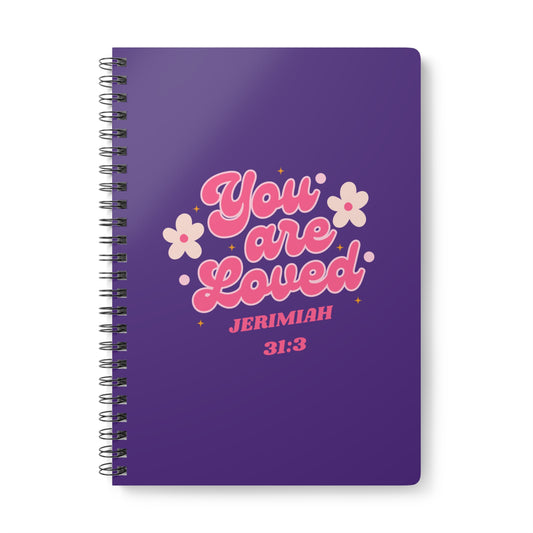 You Are Loved (1) Wirobound Softcover Notebook, A5