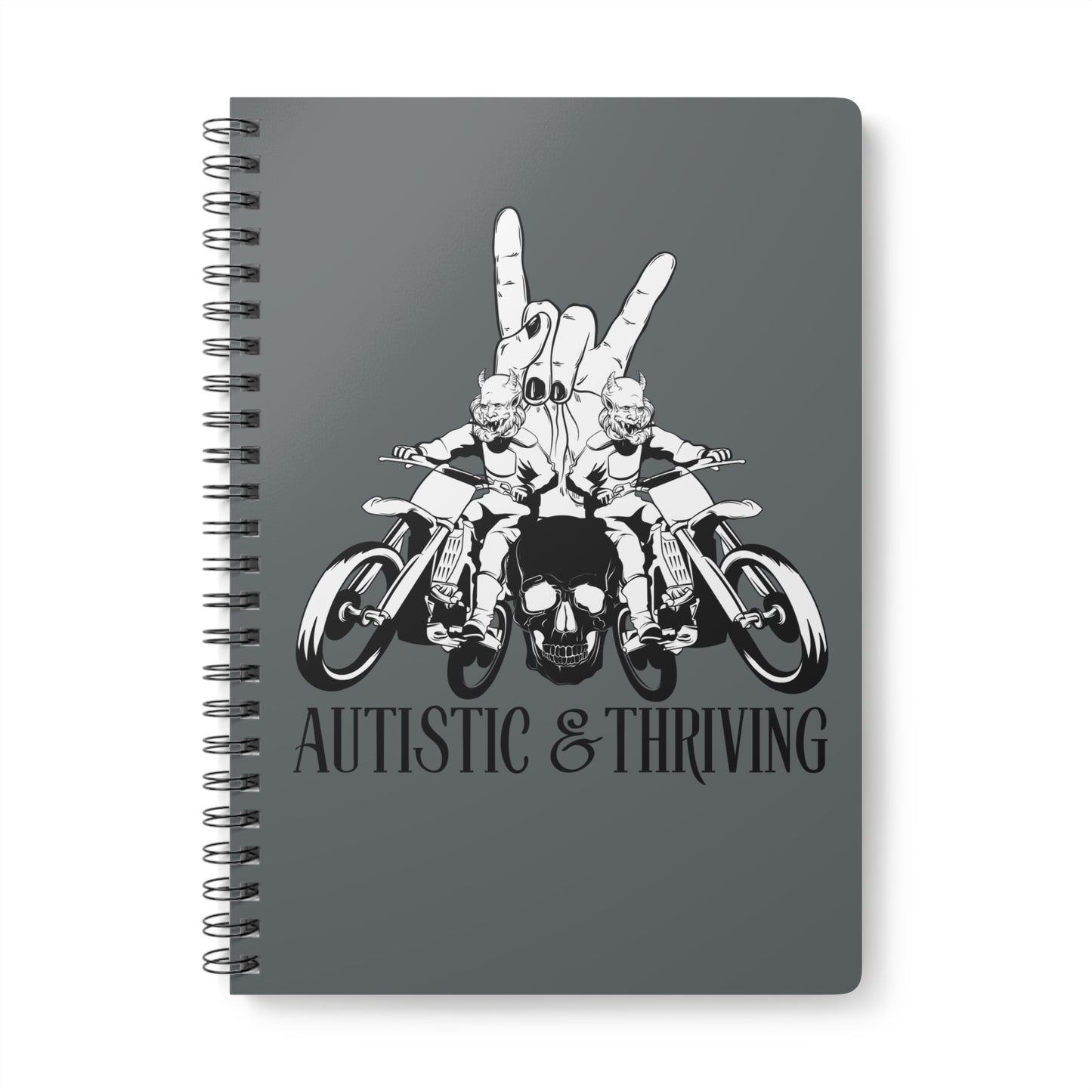 Autistic & Thriving Wirobound Softcover Notebook, A5